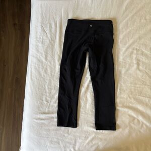 Lululemon Athletica Black Cropped Leggings